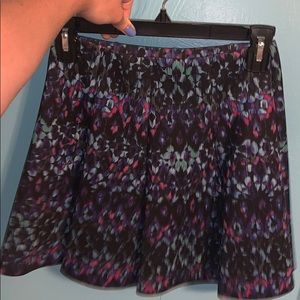 Patterned skater skirt